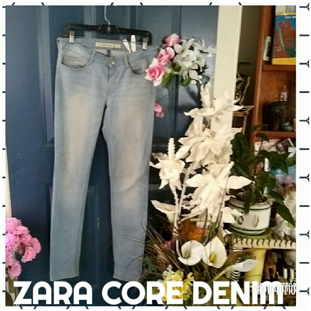 ZARA TRAFALUC CORE DENIM SLIM SKINNY JEANS
